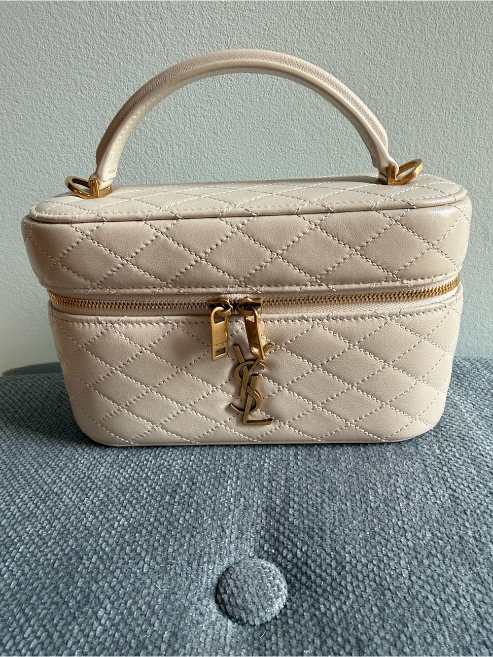 NWT Authentic Saint Laurent Gaby Vanity Lambskin bag